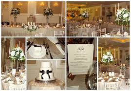 Your wedding ceremony decorations can serve as a way to guide and welcome guests. Black And Champagne Wedding Decor Novocom Top