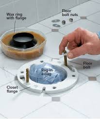 The black plastic ring model toilet is made of a rubber gasket. How To Replace A Toilet 13 Steps Diy Plumbing Repairs
