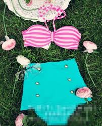 Trova una vasta selezione di costumi pin up a prezzi vantaggiosi su ebay. Generic Retro Vintage Bandeau High Waisted Bikini Swimsuit Costumi Favori