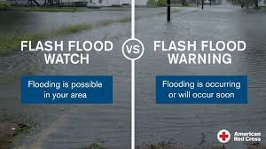 When a flash flood watch is issued · be alert to signs of flash flooding and be ready to evacuate on a moment's notice. Flash Flooding Threat In Several Western States Follow These Safety Steps
