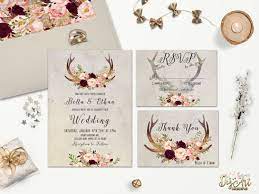 Rustic Wedding Invitation Printable Floral Antler Wedding Etsy Hochzeitseinladung Hochzeitseinladungen Zum Ausdrucken Selbstgemachte Hochzeitseinladungen