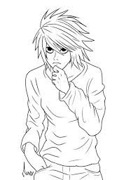 Death Note Desenhos Preto E Branco Desenhos De Anime Naruto Desenho