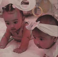 Kim Kardashian Shares Adorable Snap Of Baby Chicago With Khloe S Daughter True As She Tries On Vma Outfits