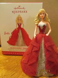 Hallmark Holiday Barbie Ornament 2015 1st In Series Holiday Barbie Happy Holidays Barbie Disney Princess Ornaments