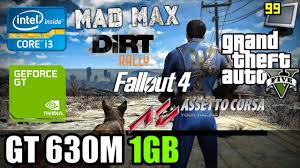Gaming On Geforce Gt 630m Gta5 Fallout 4 Dirt Rally Ac Mad Max Youtube Windows 7, windows 7 64 bit, windows 7 32 bit, windows 10, windows 10 64 bit after downloading and installing nvidia geforce gt 630m, or the driver installation manager, take a few minutes to send us a report: gaming on geforce gt 630m gta5 fallout 4 dirt rally ac mad max