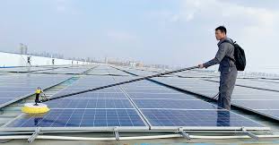 Solar panels get dirt since they are left outside all day, everyday. Solar Panel Cleaning Rotating Brush Solar Panle Cleaning Equipment Solar Panel Cleaning Robot Manufacturer Sunnysmiler