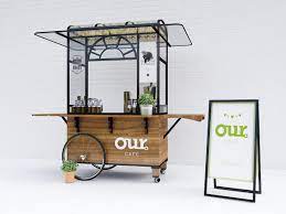 Our Coffee Cart On Behance Coffee Carts Food Cart Food Stall Design