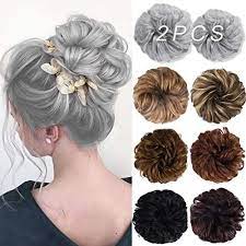 Amazon Com Messy Bun Hair Piece Hoojih 2pcs Tousled Updo Hair Extensions Hair Bun Curly Wavy Ponytail Hair In 2021 Bun Hair Piece Bun Hairstyles Scrunchie Hairstyles