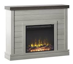 Sold and shipped by spreetail. Twin Star Home Shiplap Wall Mantel Electric Fireplace Heater Qvc Com
