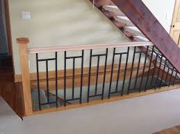 Each railing is made with solid hardwoods and their natural beauty is enhanced with our craftsman quality. Metal Railing Craftsman Style Bungalow Craftsman Decor Indoor Railing