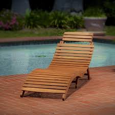 Lahaina Wood Outdoor Chaise Lounge Lounge Chair Outdoor Patio Chaise Outdoor Chaise Lounge