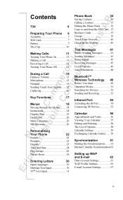 Official announcement date is june 2005. Sony Ericsson T39m Manual