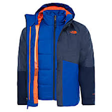 The North Face Boys Boundary Triclimate Jacket Cosmic Blue