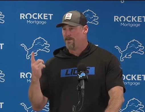 Dan Campbell slipped this gem into his weekly radio interview with 971 The  Ticket: “We got 11 games left.”  The Lions are 8-1, and: •8 regular  season games remain •First round bye •2 NFC playoff gam