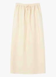 Ample et fluide, cette jupe vintage longue est légère, agréable à porter et offre une. Jupe Longue Fluide Ecru Chine American Vintage Femme Place Des Tendances