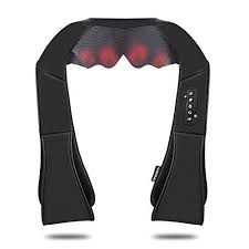 Hangsun 3d Shiatsu Neck Back Shoulder Massager Mg600 With Deep Tissue Kneading Massage Pillow And Heat Ther Neck Massage Shiatsu Massage Neck And Back Massager