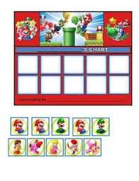 Behavior Chart Mario Behaviour Chart Reinforcement