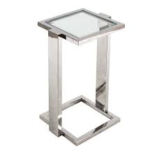 Chrome And Glass Side Table Side Table Glass Side Tables Glass