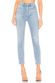 Grlfrnd karolina frayed high waist skinny jeans baggy styles can totally dominate your small frame, but petite girls still deserve jeans that have a little breathing room. The 9 Best Jeans For Short Women According To Reviews People Com