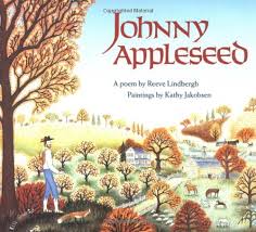 There is a poetry verse at the top of each page with factual text backing it up. 15 Picture Book Versions Of The Johnny Appleseed Story