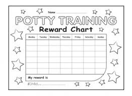 potty training reward chart ichild