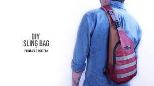 Sling Bag Backpack Diy Youtube