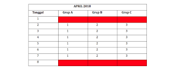 Contoh jadual waktu kerja 2 shift. Cara Membuat Jadwal Kerja Shift Sesuai Undang Undang Ketenagakerjaan