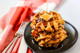 Pizza Skulls Food Com Recipe Pumpkin Waffles Recipes Waffle Recipes