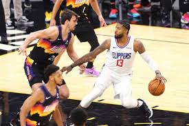The phoenix suns gave fans a night to remember when a dunk won the suns game two over the los angeles clippers. George Scores 39 Clippers Hang On To Beat Suns Reuters