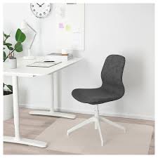 Langfjall Chaise Conference Gunnared Gris Fonce Blanc Ikea Suisse Burostuhl Drehstuhl Burostuhl Ergonomisch