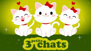 Trois petits chats 😺 Petites comptines pour bébé avec paroles - YouTube
