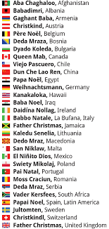 How many countries in the world name them. Here Are Some Of The Names Santa Claus Goes By In Other Countries Orange County Register