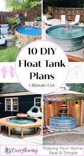 10 Free Diy Float Tank Plans To Build Sensory Deprivation Tank In 2021 Deprivation Tank Stock Tank Pool Solar Pool Heater Diy