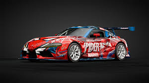 Enjoy the swinging from building to building on webs that shoot from your hands. Spider Man Supra Man Car Livery By Massy3 Community Gran Turismo Sport