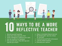Check spelling or type a new query. 10 Ways To Be A More Reflective Teacher Teachthought