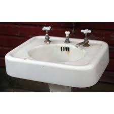 1920's antique cast iron & porcelain