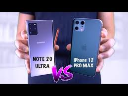 Samsung Galaxy Note 20 Ultra Vs Iphone 12 Pro Max The Battle Begins Youtube