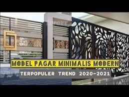 Pagar tangga minimalis ini dapat bertahan lebih lama dibanding pagar tangga kaca. Best 30 Desain Pagar Rumah Minimalis Modern Trend 2020 2021 Youtube Minimalis Modern Rumah Minimalis