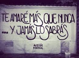Te Amare Mas Que Nunca Y Jamas Lo Sabras Frases Accion Poetica Citas De Poesia Y Poetica