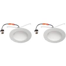 Get premium commercial lighting now. Tesler 6 White Retrofit 15 Watt Dome Led Recessed Downlight 2 Pack Target