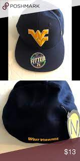 Zephyr West Virginia Mountaineers Fitted Hat 7 1 2 Fitted Hats West Virginia Mountaineer Fitness