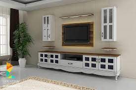 رفوف خشبية للتلفاز مكتبات شاشات lcd مودرن tv unit furniture home tv unit