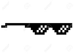 America funny meme for social media sharing. Black Thug Life Meme Like Glasses In Pixel Art Style Trend Modern Logotype Graphic Royalty Free Cliparts Vectors And Stock Illustration Image 84224728