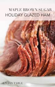 Maple Brown Sugar Glazed Ham Recipe Ham Glaze Brown Sugar Baked Ham Glaze Recipe Brown Sugar Ham Glaze