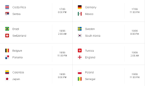 Jadwal piala dunia 2018 telah disusun fifa sekitar 1 tahun sebelum pertandingan pembukaan. Fifa World Cup Piala Dunia 2018 Russia Jadual Dan Tarikh Perlawanan Panduan Semakan