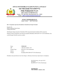 Contoh surat dinas lengkap ada di sini. Dinas Pendidikan Kabupaten Langkat Docx