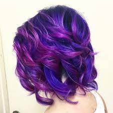 12 Blue And Purple Combo Hair Color Purple Purple Hair Purple Ombre Hair