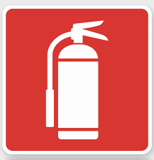 Fire Extinguisher Symbol White On Red Sticker Zazzle Com In 2021 Extinguisher Fire Extinguisher Symbols