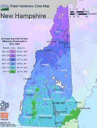 Usda Map Of Planting Zone For New Hampshire