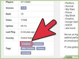Skyblock prison skywars kitpvp creative practice minigames survival. How To Pick Good Minecraft Servers 12 Steps With Pictures